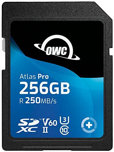 Owc Atlas Pro Sdxc Uhs-Ii V60 Media Card, Scheda Di Memoria Economica E Di Altissima Qualità Per Le Foto Più Comuni E Gli Usi Di Acquisizione Video Fi