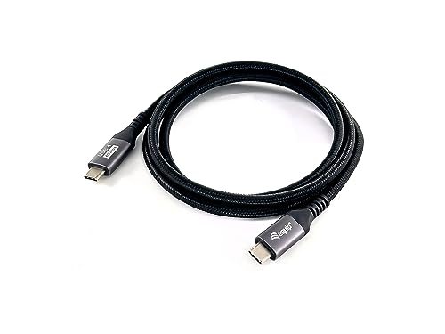 Equip 128383 - Cavo Usb 4 Gen 3 C A C, M/M, 2,0 M, Pd3.1 240 W, 8 K/60 Hz, 40 Gbps, Colore: Nero