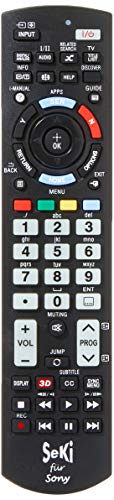 Seki Telecomando Adatto Per Sony – Funziona Con Il 99% Di Tutti I Dispositivi Sony (Tv, Tv Smart Tv, Dvd, Tv Led E 4K), Con Funzione Di Apprendimento