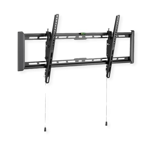 Value Supporto Tv Da Parete 47 Mm Di Distanza Dalla Parete Inclinabile 228,6 Cm/90 Pollici 75 Kg Nero