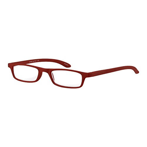 I Need You Occhiali Da Lettura Zipper, Rosso, Diottria: +3-200 G