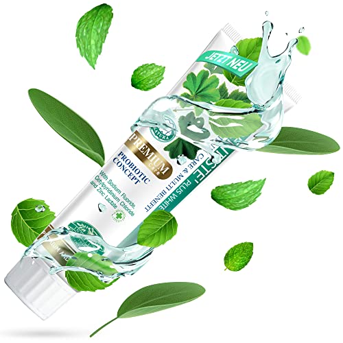 Dentiste Plus White Dentifricio Premium. Dentifricio Per Denti Bianchi Con 14 Erbe, Xilitolo E Probiotici, Dentifricio Ayurvedico Con Effetto Sbiancan