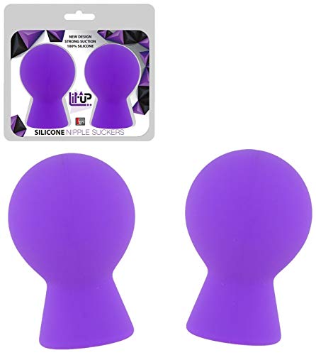 Dream Toys Pleasure Pumps Nipple Suckers Purple 6,3 Cm