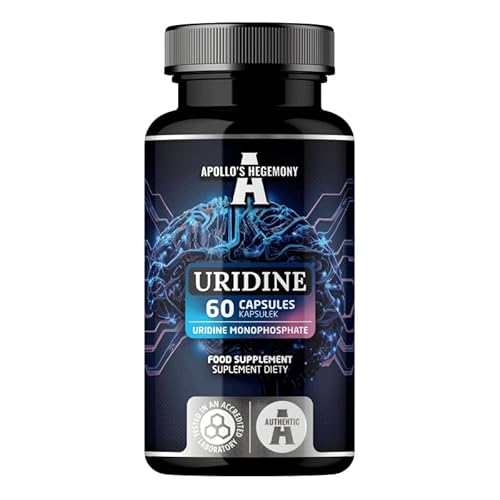 Uridina 60 Capsule Vegane - 250Mg Di Uridina Monofosfato Per Porzione - 2 Mesi Di Fornitura - Senza Additivi - Integratore Alimentare Di Uridina 5'-Mo