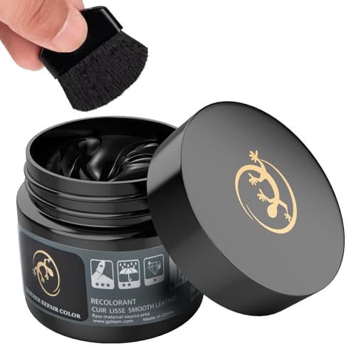 Crema Di Riparazione In Pelle Vintoney Per Sedili Scarpe Divani, Riparazione E Altro Ancora -Nero