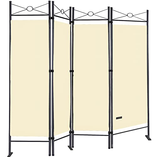 Deuba Divisorio 180X160Cm Pieghevole Separé Per Privacy Soggiorno Telo Protettivo Da Muro In Tessuto Separatore Ambienti