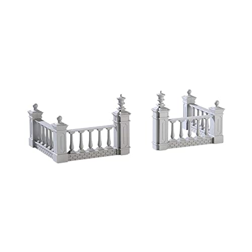 Lemax - Plaza Fence, Set Of 4