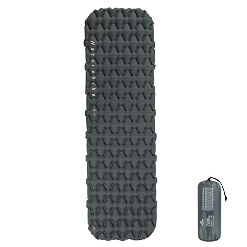 Naturehike Materassino Gonfiabile Ultraleggero Per Dormire Singolo 6,5 Cm Di Spessore Materassino Gonfiabile Trekking Compatto E Resistente All'Umidit