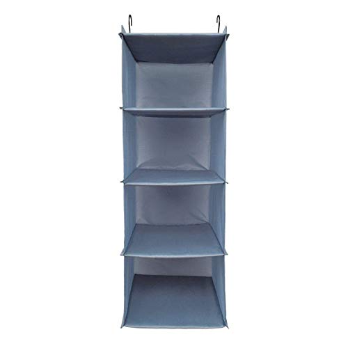 Brilliantjo Organizer Armadio, Avanzato Portattuto Da Appendere Con 4 Scomparti Con 2 Ganci Organizzatore Armadio Da, Armadio In Stoffa Pensile Lavabi
