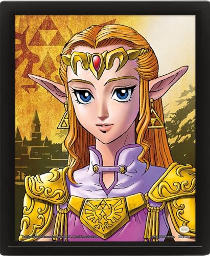 The Legend Of Zelda Zelda To Sheik - 3D Bild Unisex Poster Multicolore Plastica