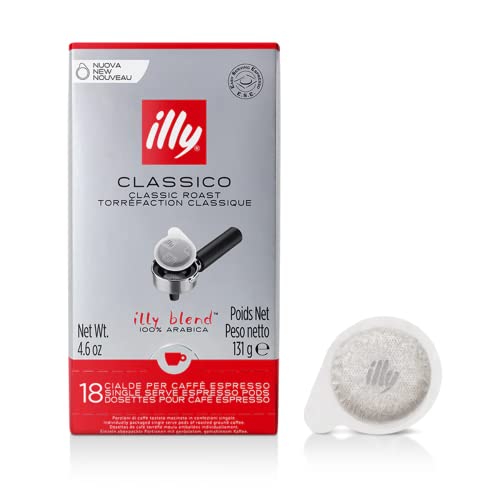 Illy Porzioni Di Caffè Macinato Confezionate Singolarmente 18 Cialde (Pacchetto Di 2)