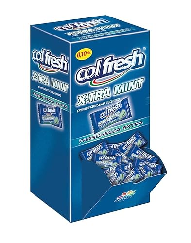 Gomme Da Masticare Col Fresh | Bocca Da 200Pz Incartate Singolarmente | Blu Ice | X-Tra Mint | Smile (200Pz, X - Tra Mint)