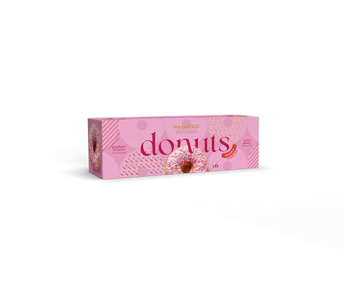 Donuts Maxtris Patisserie Gusto Fragola Rosa Confezione Da 6 Pz 210 G