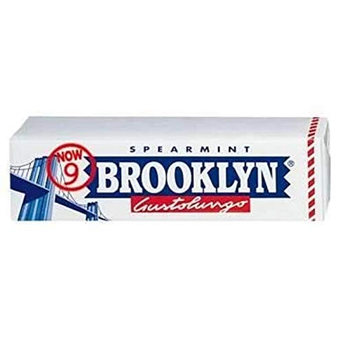 1 Pacchetto Gomme Da Masticare Brooklyn Spearmint Menta Bianche Chewing Gum