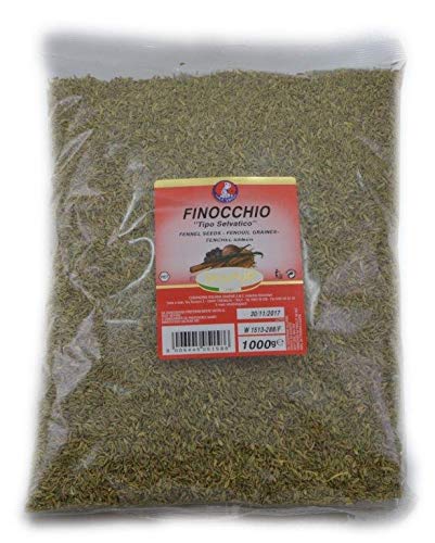 Shapur Semi Di Finocchio Selvatico Busta 1Kg Aromi Alimenti Cucina Salsiccia Carni E Preparati