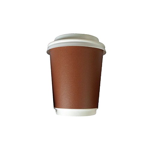 Pz 168 Bicchieri Di Carta Ml 278 Per Cioccolata Calda Cappuccino Caffe' E Bevande Calde Bicchiere Cartone Termico Per Caffe' + Coperchio