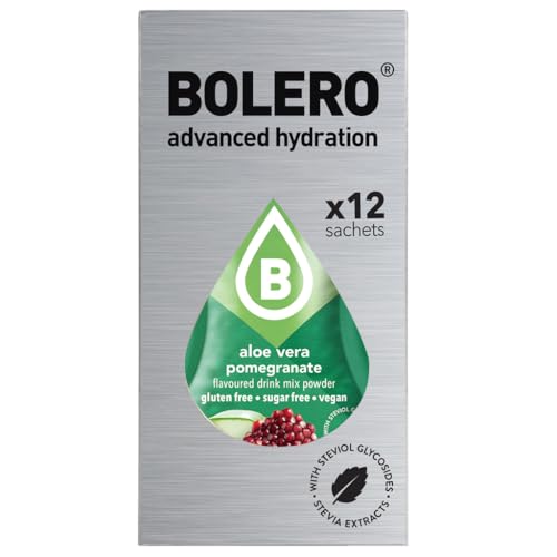 Bolero Drink Mix Aloe Vera Pomegranate 12 Sticks X 3 Gr