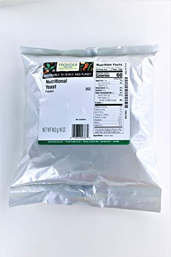 Frontier Natural Products Nutritional Yeast Powder -- 16 Oz