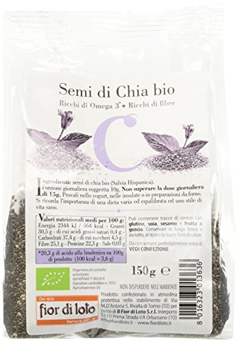 Fior Di Loto Semi Di Chia - 150 Gr