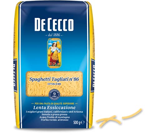 De Cecco 156686 Spaghetti Tagliati N°86, 500 Gr