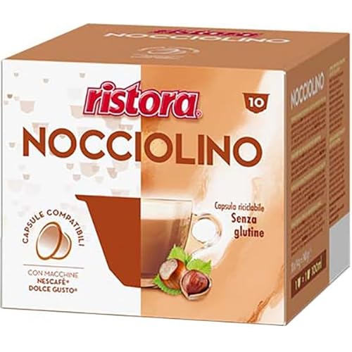 Nocciolino Ristora 40 Capsule Compatibili Dolce Gusto