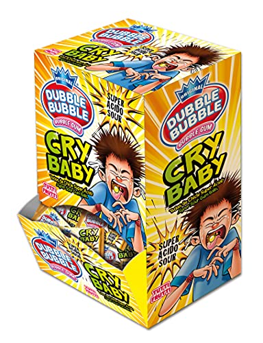 Dubble Bubble Cry Baby - Gomma Da Masticare Superacido, Confezione Da 200 Unità