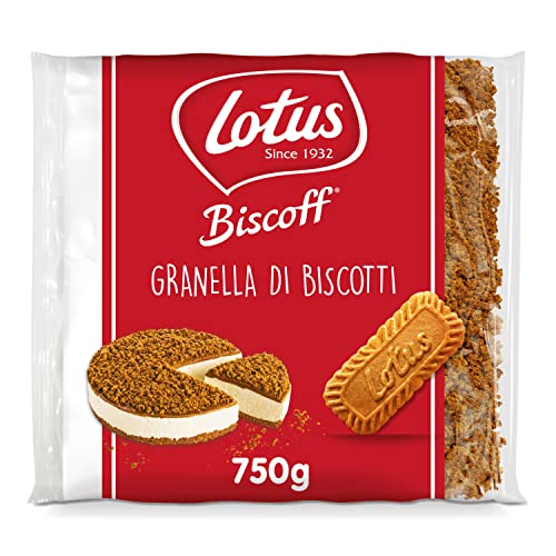 Lotus Biscoff | Granella Decorativa Per Torte, Waffle, Gelati E Dolci | Dal Gusto Inconfondibile E Croccante | Prodotto Vegano | 750G