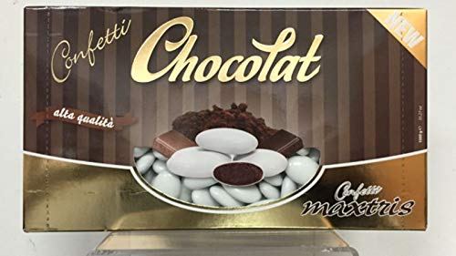 Confetto Cioccolato Fondente Classico Bianco