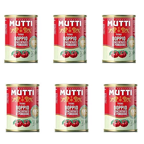 Mutti 6X Doppio Concentrato Pomodato Paste 140G 100% Italian