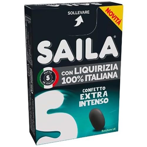 Caramelle Confetti Saila Confetti Liquirizia Extra Intenso Box 16 Astucci Da 40G Cocociok