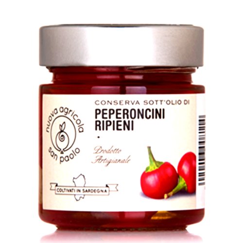 Peperoncini Ripieni 230Gr Prodotto Artigianale Sardo