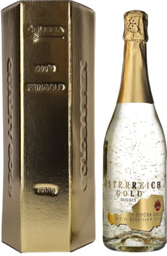 Osterreich Gold - Mit 23 Karat Blattgold Mit Geschenkverpackung, 750 Ml