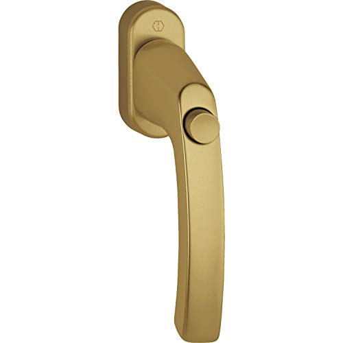Hoppe 11780149 Liège-Maniglia Per Finestra Con Bottone A Pressione, Vk 7 X 40, Bronzo Anodizzato,