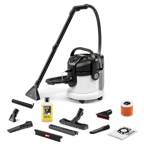 Kärcher Se 4 Plus - Lavatappeti, Tessuti E Moquette, Aspiratore Per La Pulizia Di Tessuti E Divani, Tappezzeria E Imbottiti, Completo Di Bocchetta Tes