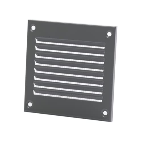 100X100Mm Griglia Di Ventilazione Con Zanzariera - Griglie D'Aerazione In Metallo - Acciaio Zincato