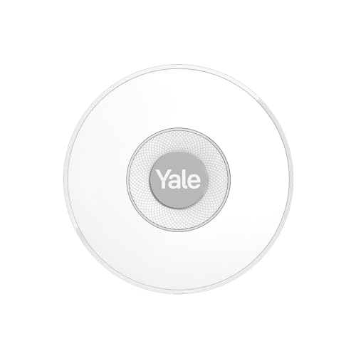 Yale Sirena Da Interni Al-Is-1A-W, Regolabile Fino A 85 Db, Avvisi In Tempo Reale, Tecnologia Yale Horizon+ Copertura 1 Km, Compatibile Con Allarme Sm