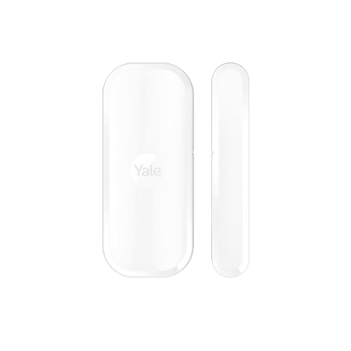 Yale Sensore Pre-Effrazione Al-Sdc-1A-W, Rilevamento Apertura/Chiusura Porte/Finestre, Rilevamento Urti, Avvisi In Tempo Reale, Copertura 1 Km, Compat