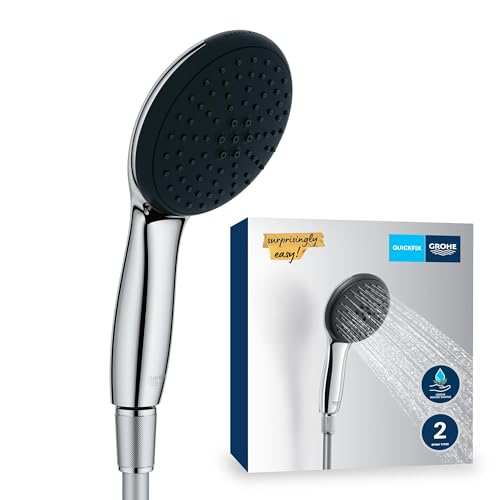 Grohe Vitalio Start 110 Set Manopola Doccia A Due Getti (Rain, Jet), 2696010E