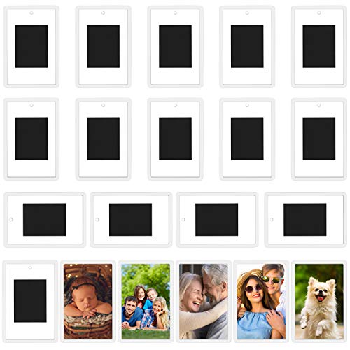 Kurtzy Calamita Portafoto Magnetico Frigo Trasparente (Set Da 20) - Cornici 7 X 4,5 Cm - Con Foto - Regali A Famiglia Ed Amici