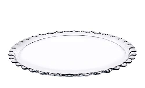 Pasabahce 5832037 Piatto Torta Maxi Patisserie In Vetro, Cm 37 X 1 H, Glass