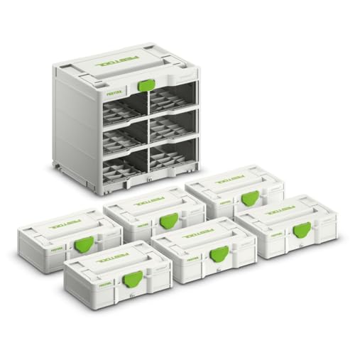 Festool Systainer³ Rack Sys3-Rk/6 M 337 Set