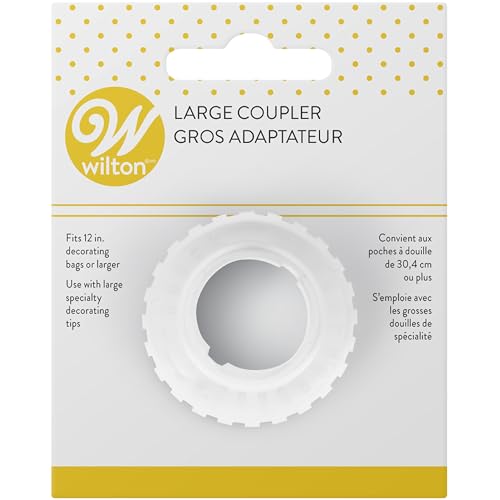 Wilton Blister Portacornetti Adattatore Per Beccuccio Grande, Acciaio, Argento