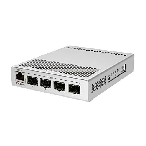 Mikrotik Mt Crs305-1G-4S+In Mikrotik Crs305-1G-4S+In L5 4Xsfp+ 10Gbe. 1Xrj45 Gbe. Dual Boot. Desktop Case
