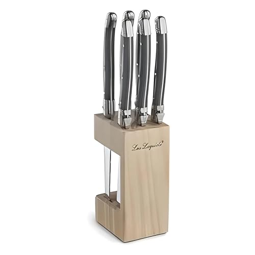 Lou Laguiole – Set Di Coltelli Da Bistecca - Set Da 6 - Acciaio Inox 13/10 Cromova– 22,5 Cm – Lavabili In Lavastoviglie