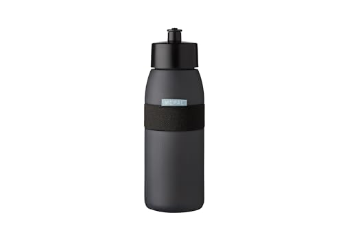 Mepal - Botella Deportiva Ellipse - Práctica Botella De Agua Para Deporte Y Ocio - Botella Gimnasio Deportiva Con Boquilla Blanda - Apta Para Lavavaji