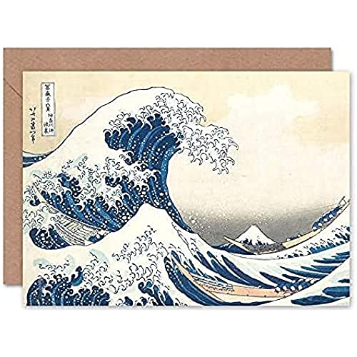 Fine Art Prints Hokusai Great Wave Off Kanagawa Biglietto Di Auguri