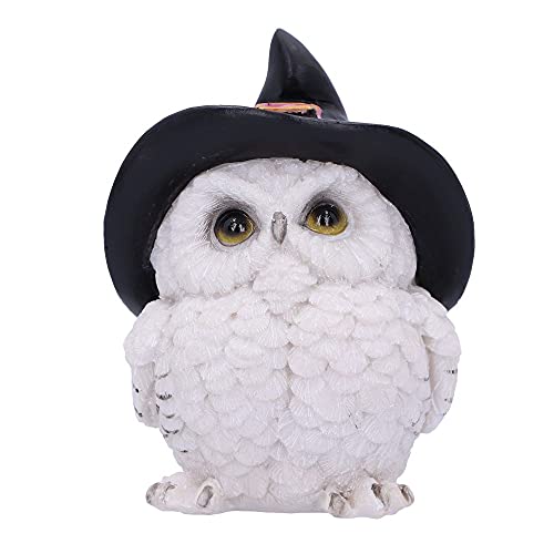 Nemesis Now - Statuetta A Forma Di Gufo, 9 Cm, Colore: Bianco