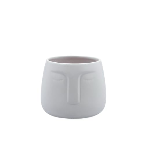 Vinthera Moa Vaso Geometrico Ceramique, 13 X 11 Cm