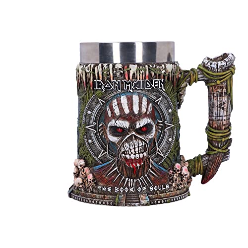 Nemesis Now Boccale Con Licenza Ufficiale Iron Maiden Book Of Souls, Multicolore, 17,5 Cm