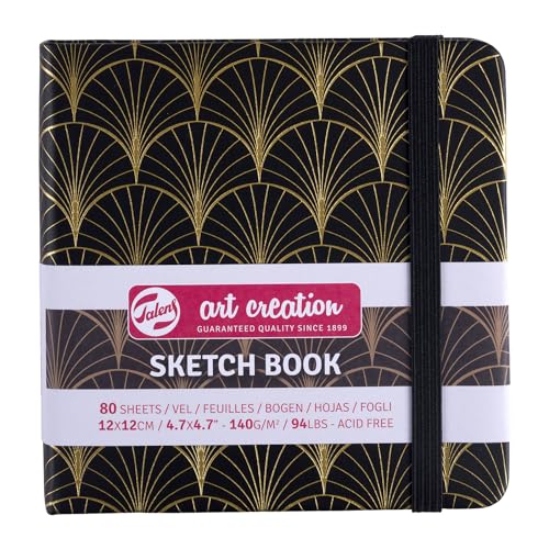 Talens Art Creation Skizzenbuch Art Deco, 12 X 12 Cm, 140 G, 80 Blatt (9314154M)
